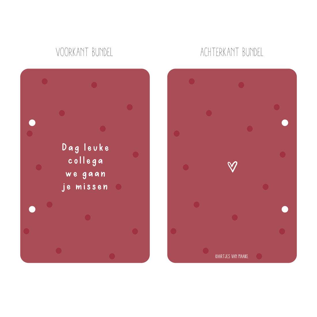 Afscheidsbundel - Dag leuke collega, we gaan je missen