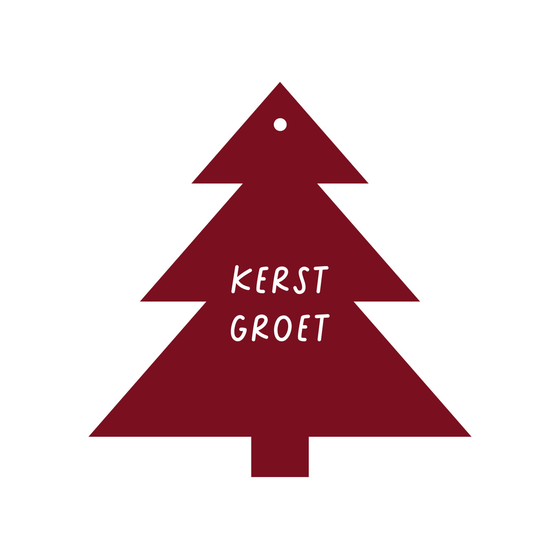 Cadeaukaartje Kerstgroet - Kerst