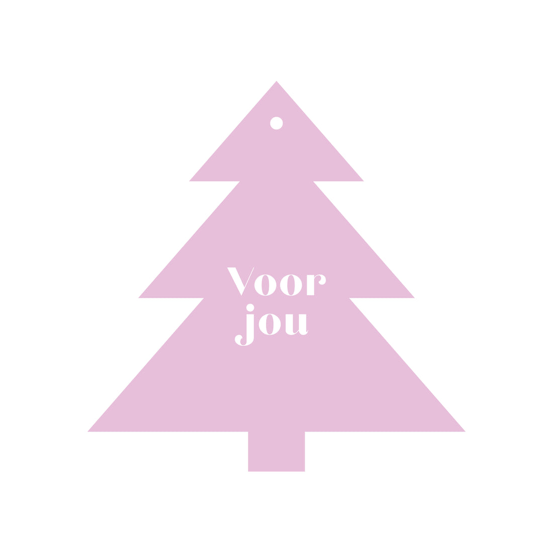 Cadeaukaartje Voor jou - Kerst