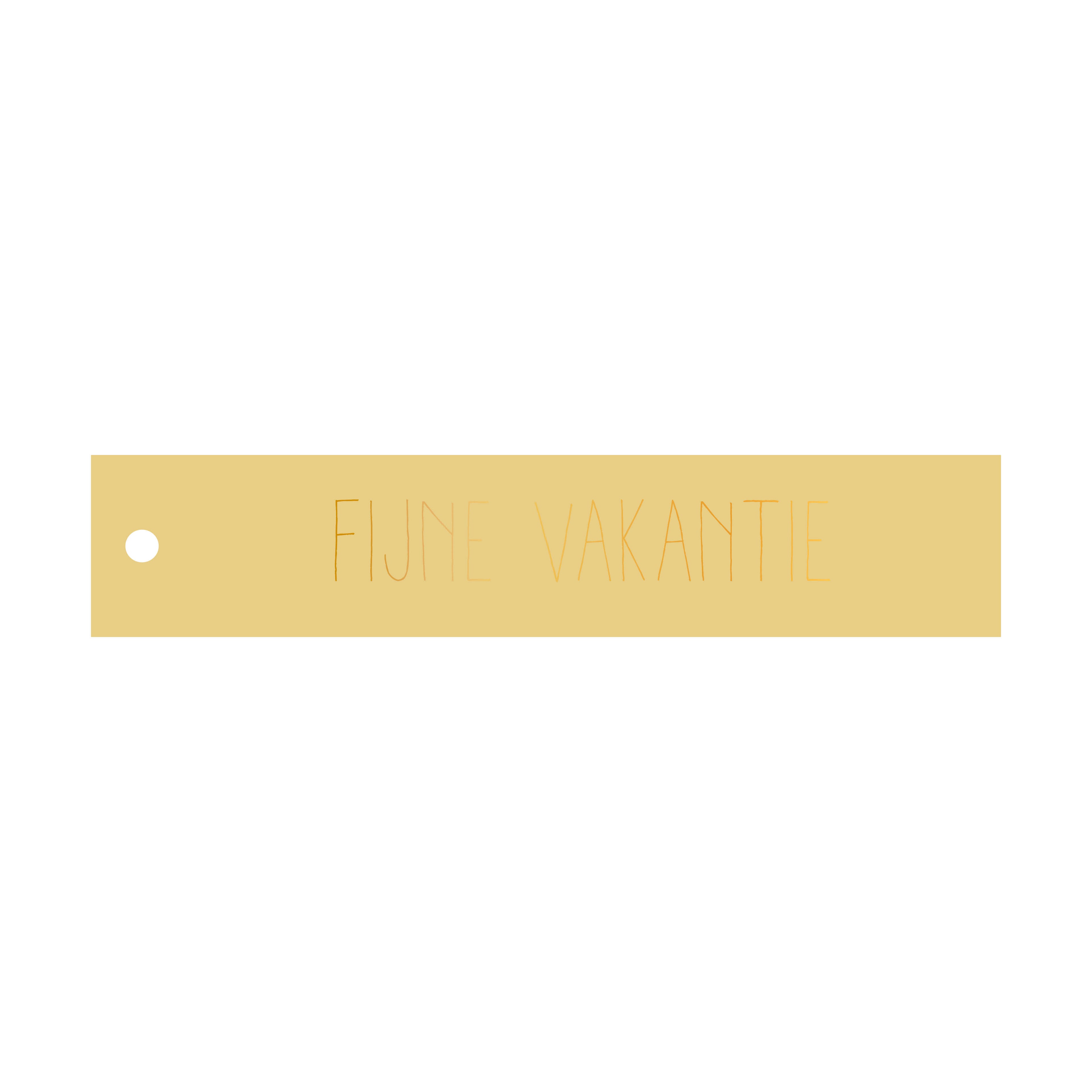 Cadeaulabel in de kleur groen met de tekst &