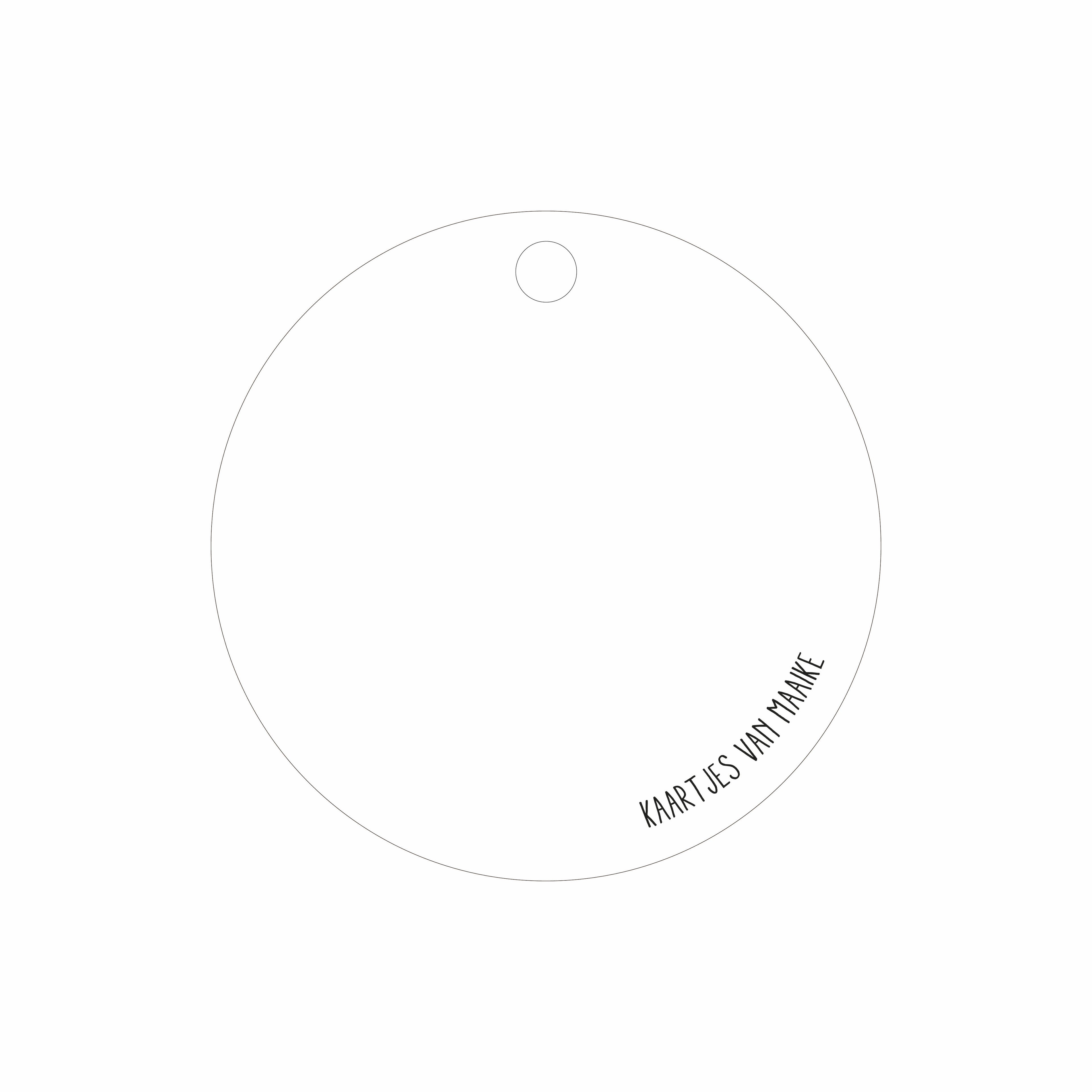 Cadeaulabel Rendier (met goudfolie) - sale