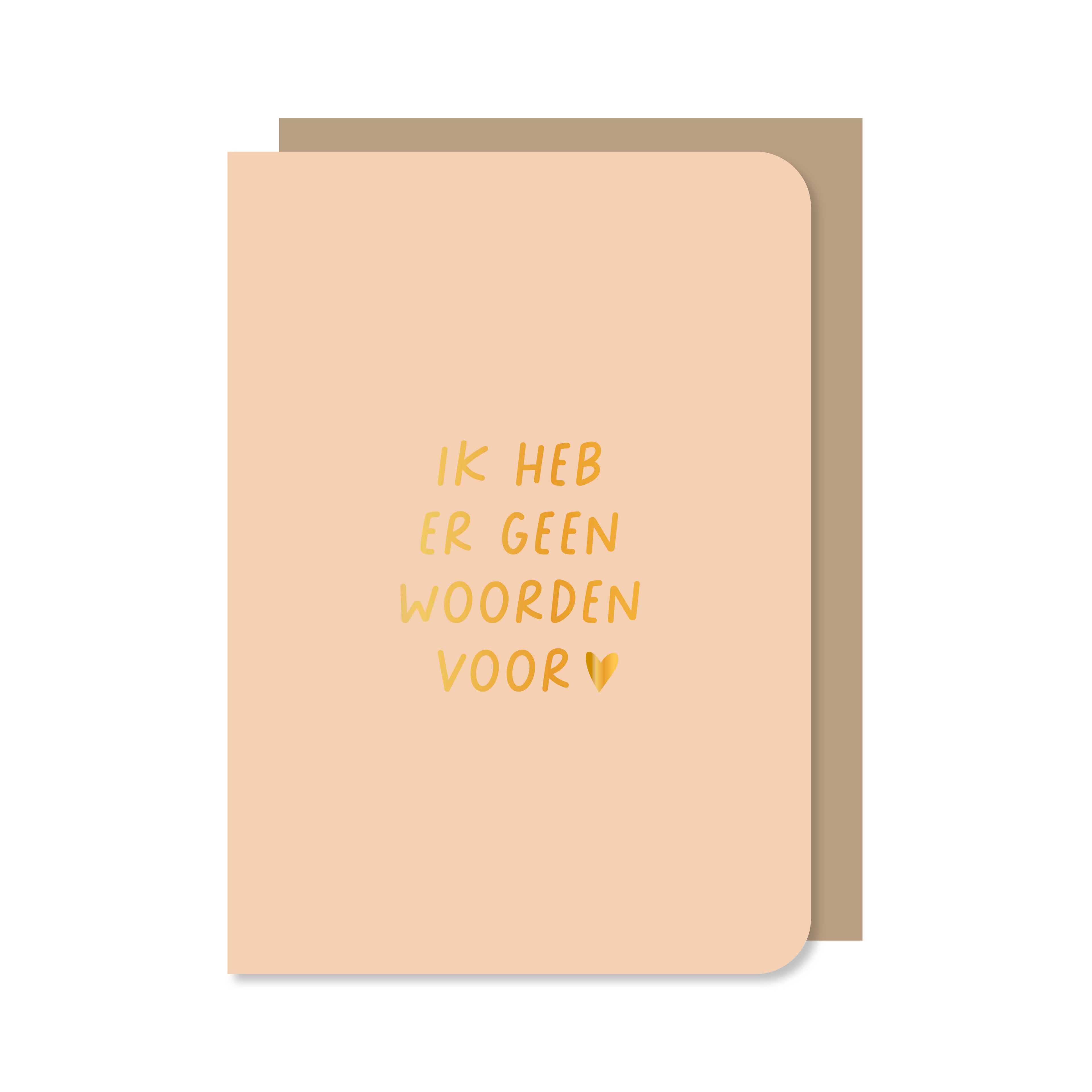 Kaart Ik heb er geen woorden voor