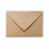 Bruine envelop voor een A6 formaat kaart.