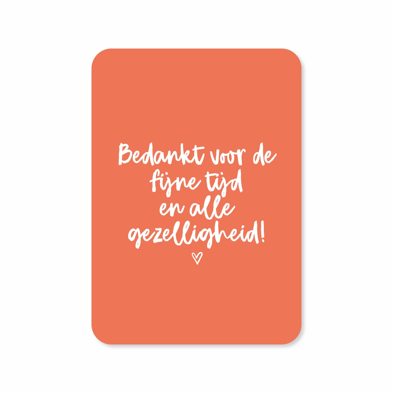 Een set van 10 wenskaarten met de tekst &