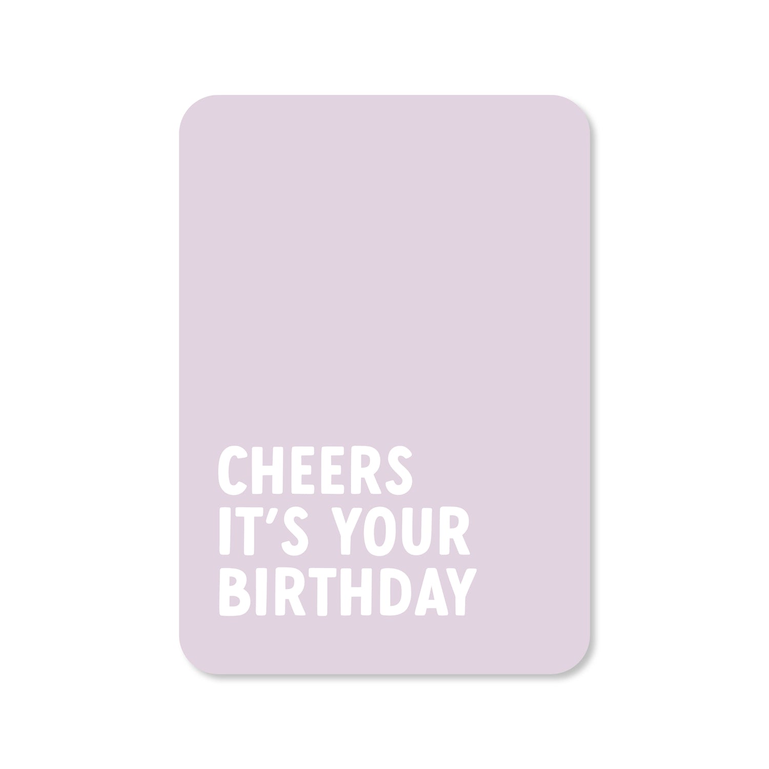 Wenskaart met de tekst &