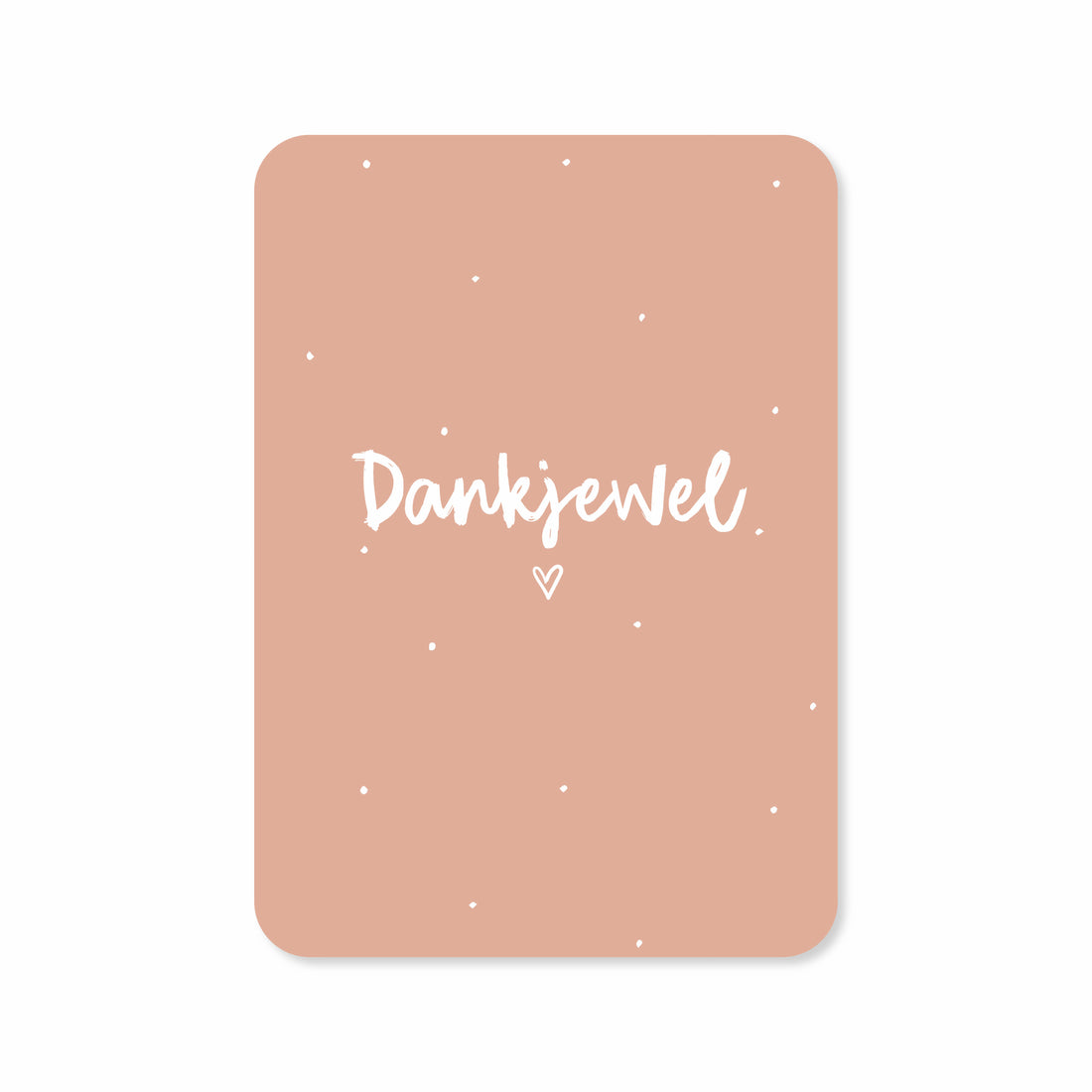 Wenskaart met de tekst &