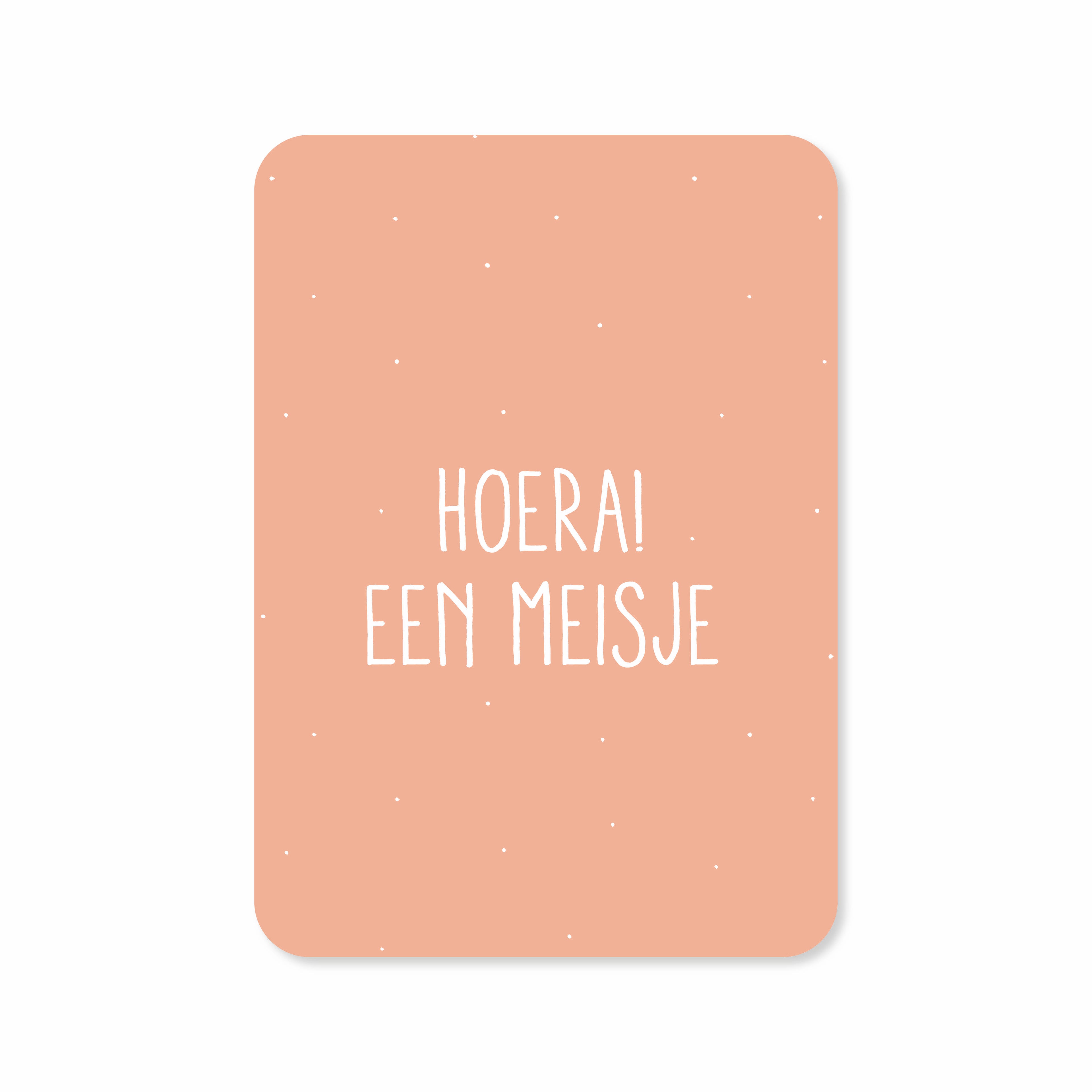 Wenskaart met de tekst &