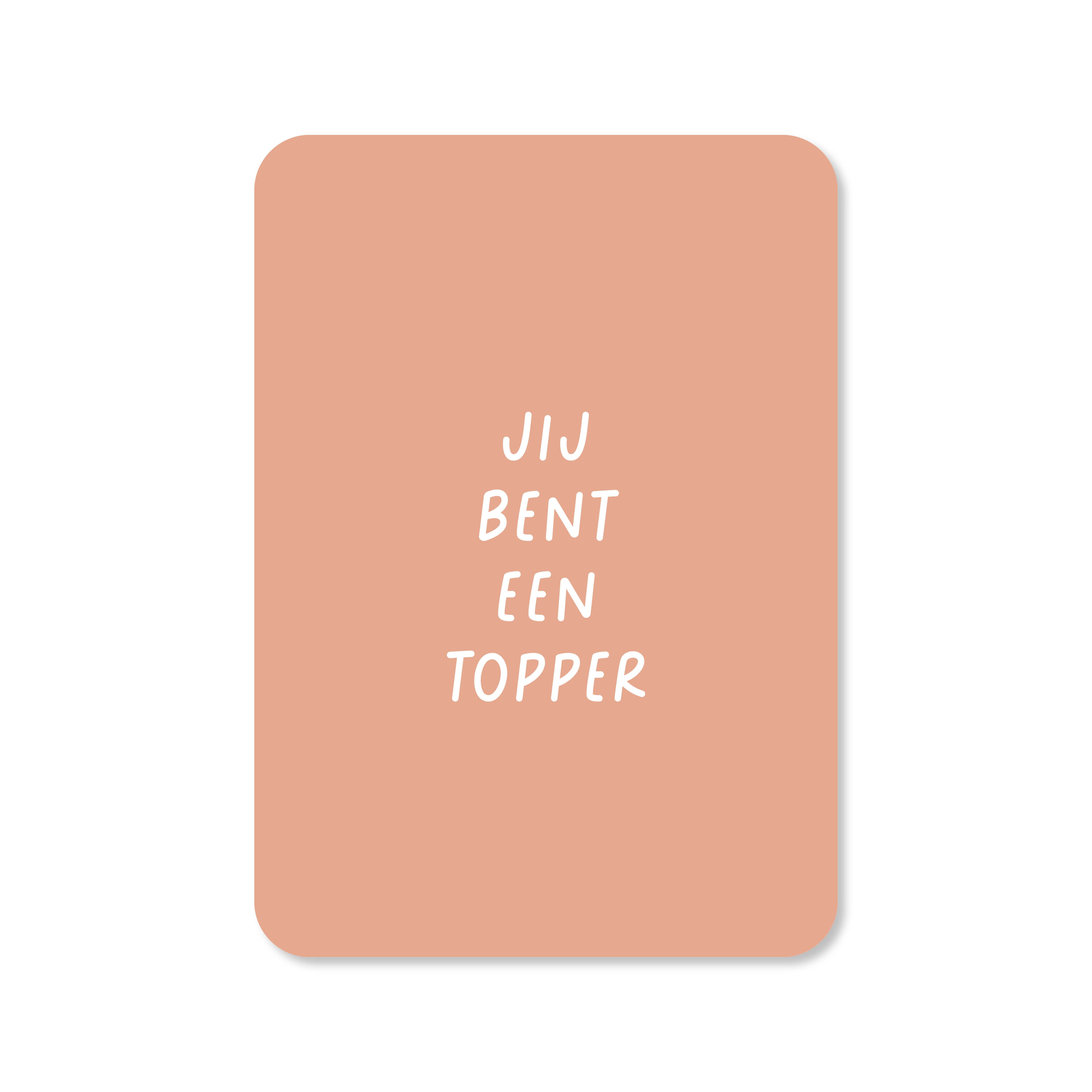 Een set van 10 wenskaarten met de tekst &