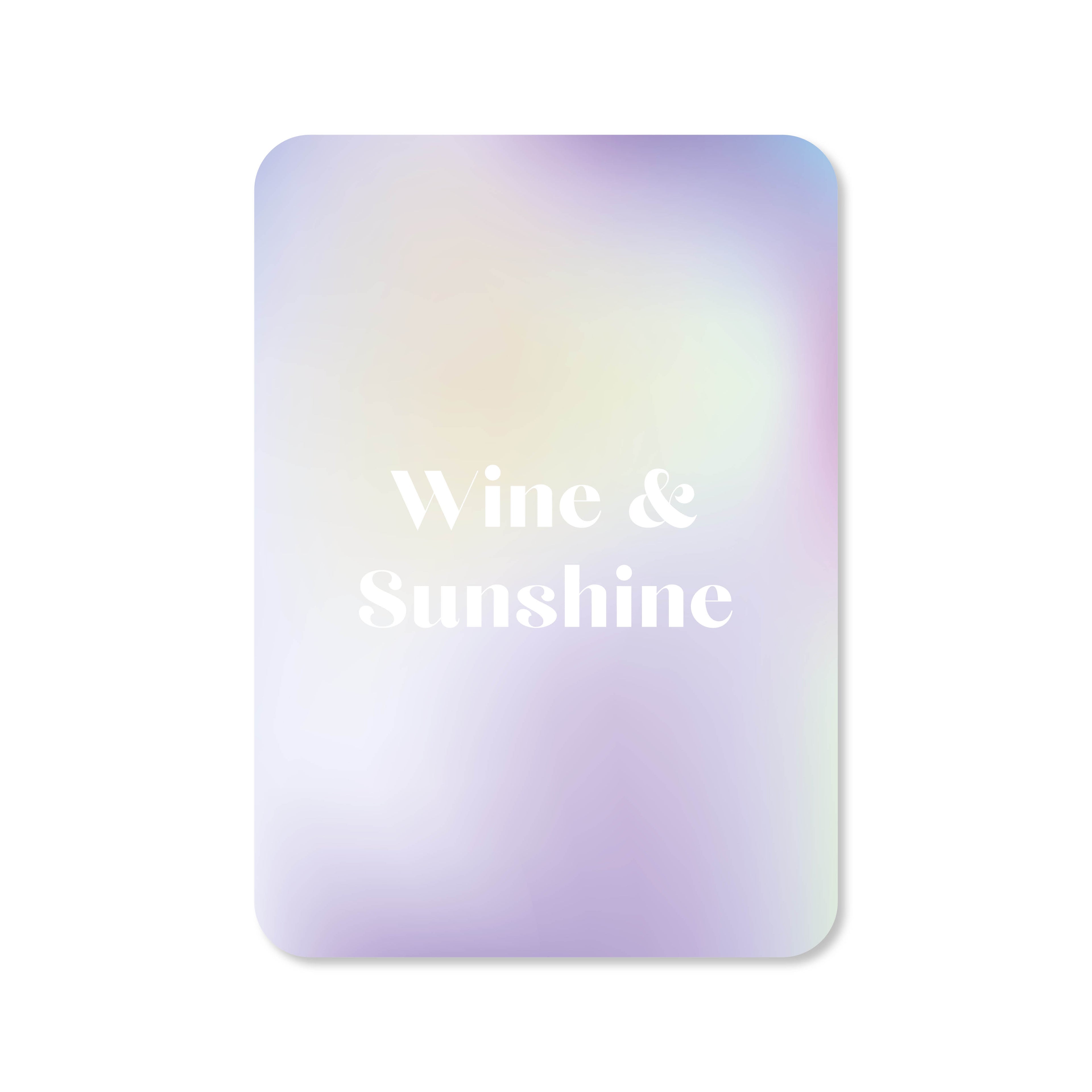 Wenskaart voor een vakantie met de tekst &