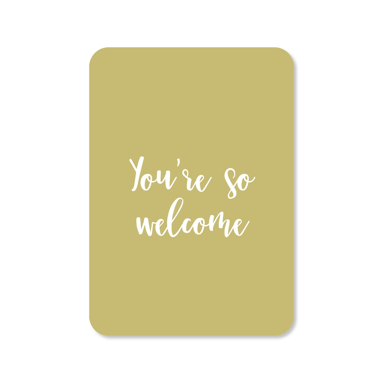 Wenskaart met de tekst &