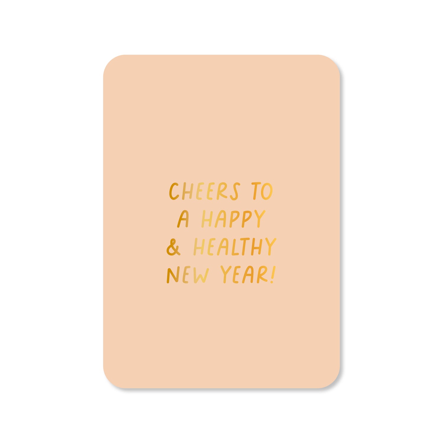 Kerstkaart met de tekst &