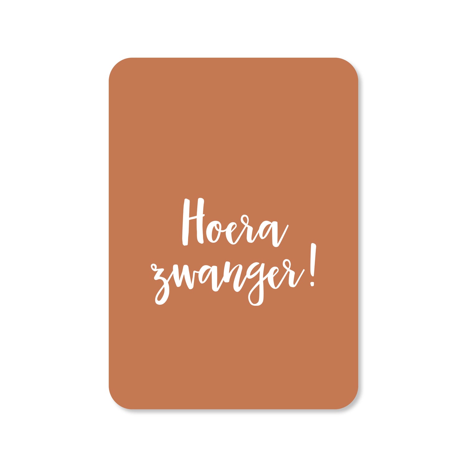 Wenskaart met de tekst &