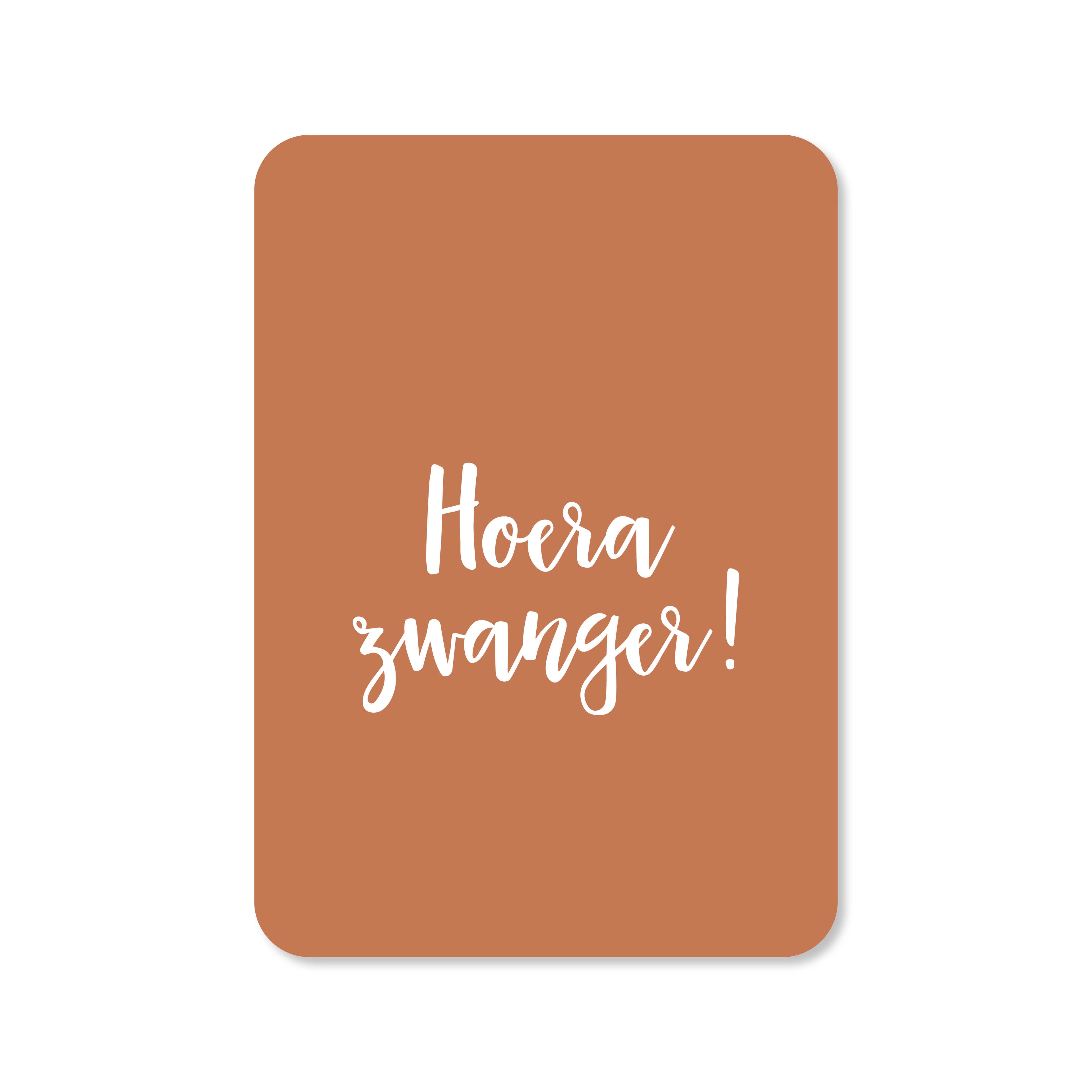 Wenskaart met de tekst &