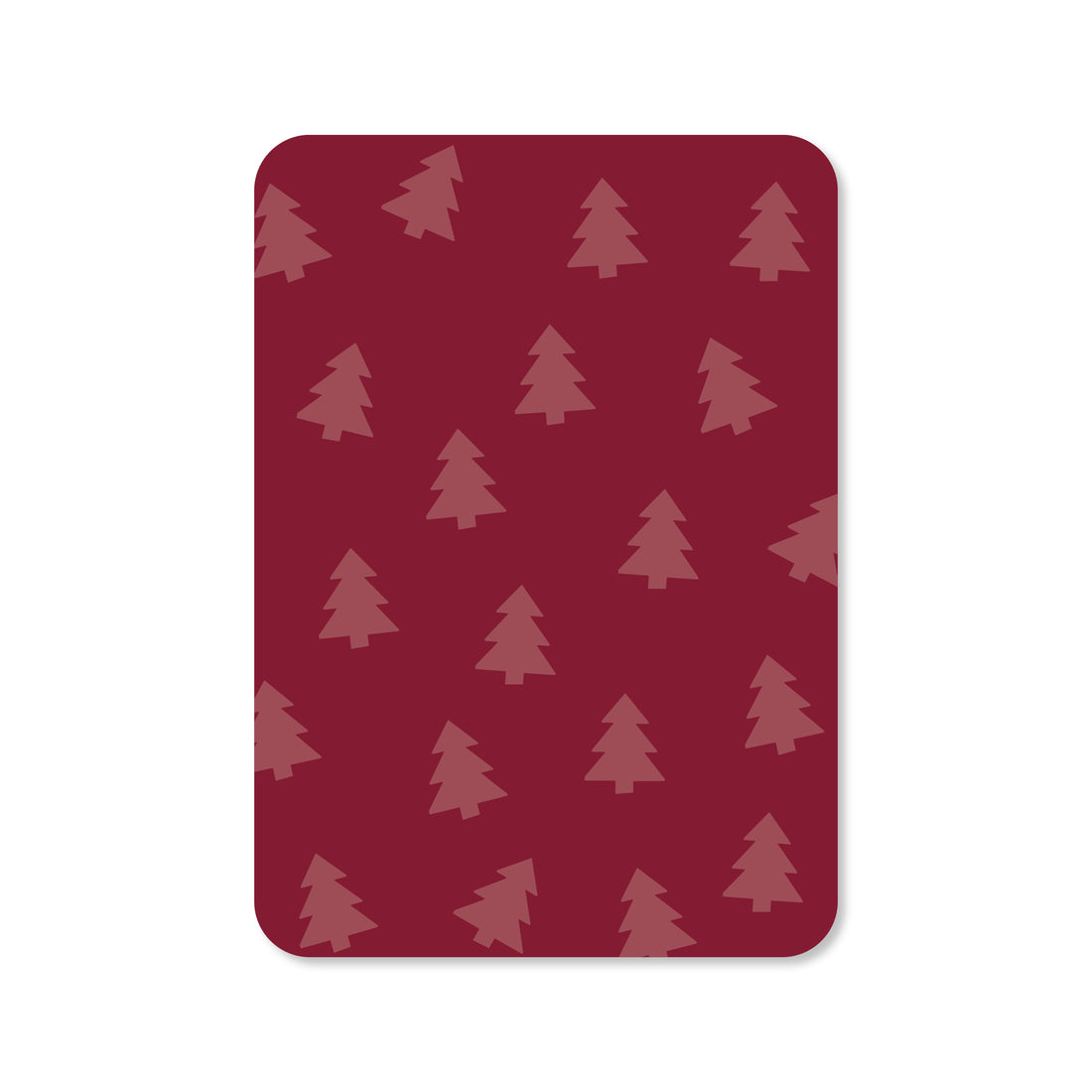 Kerstkaart Kerstbomen