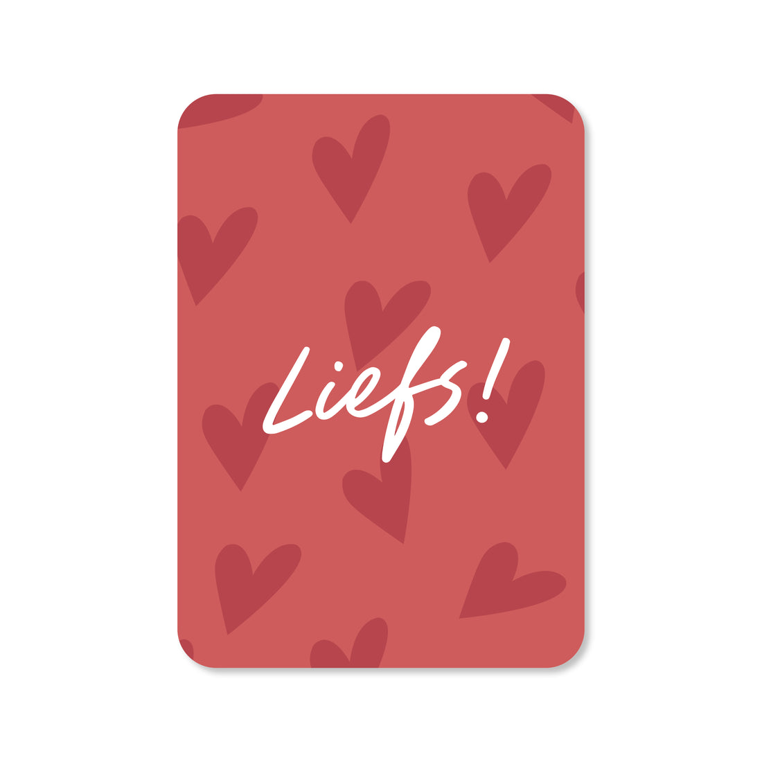 Kaart Liefs + hartjes