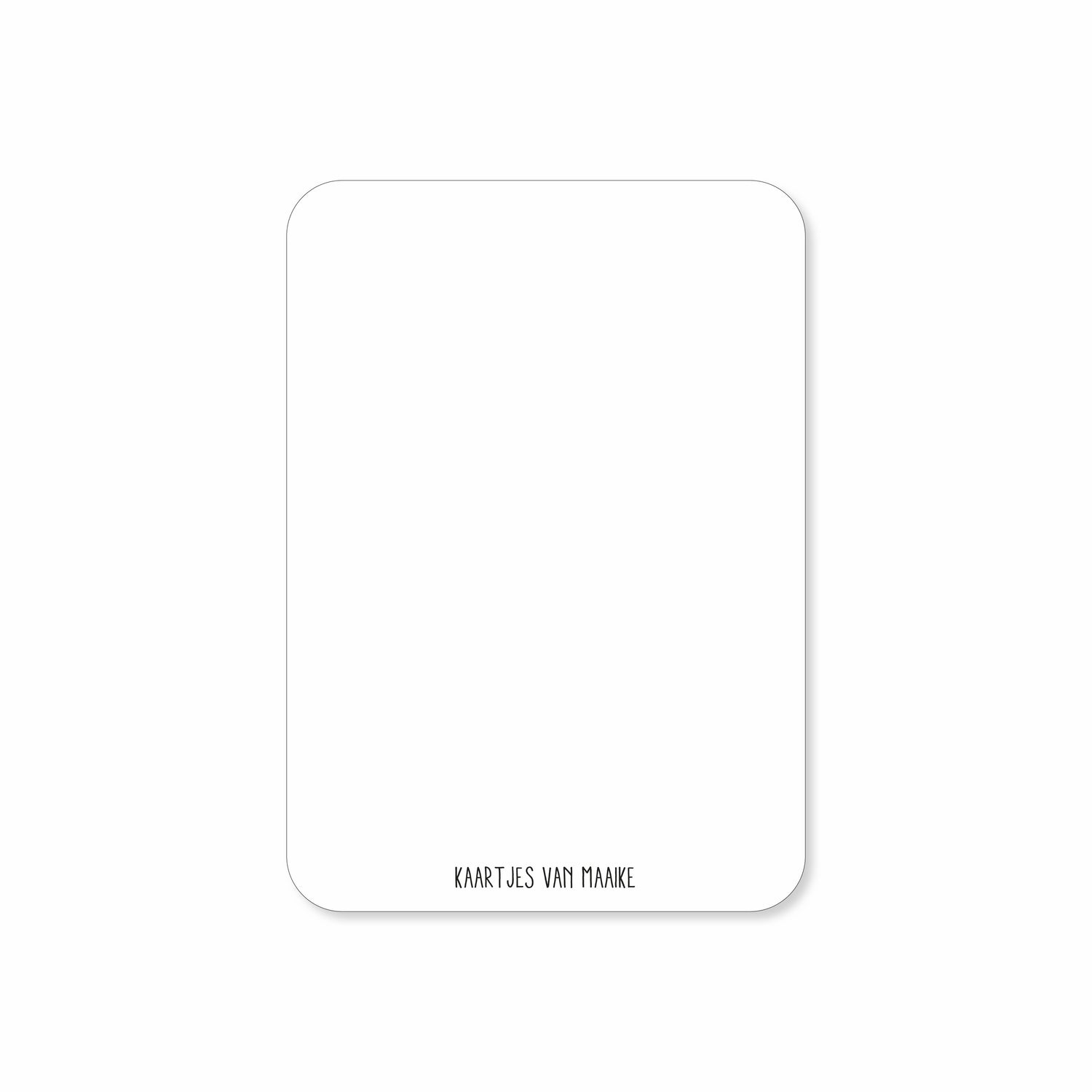 Minikaart Hiep hiep hoera (met goudfolie)