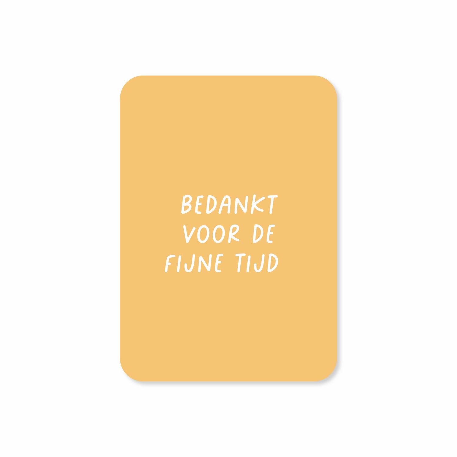 Minikaart in de kleur geel met de tekst &