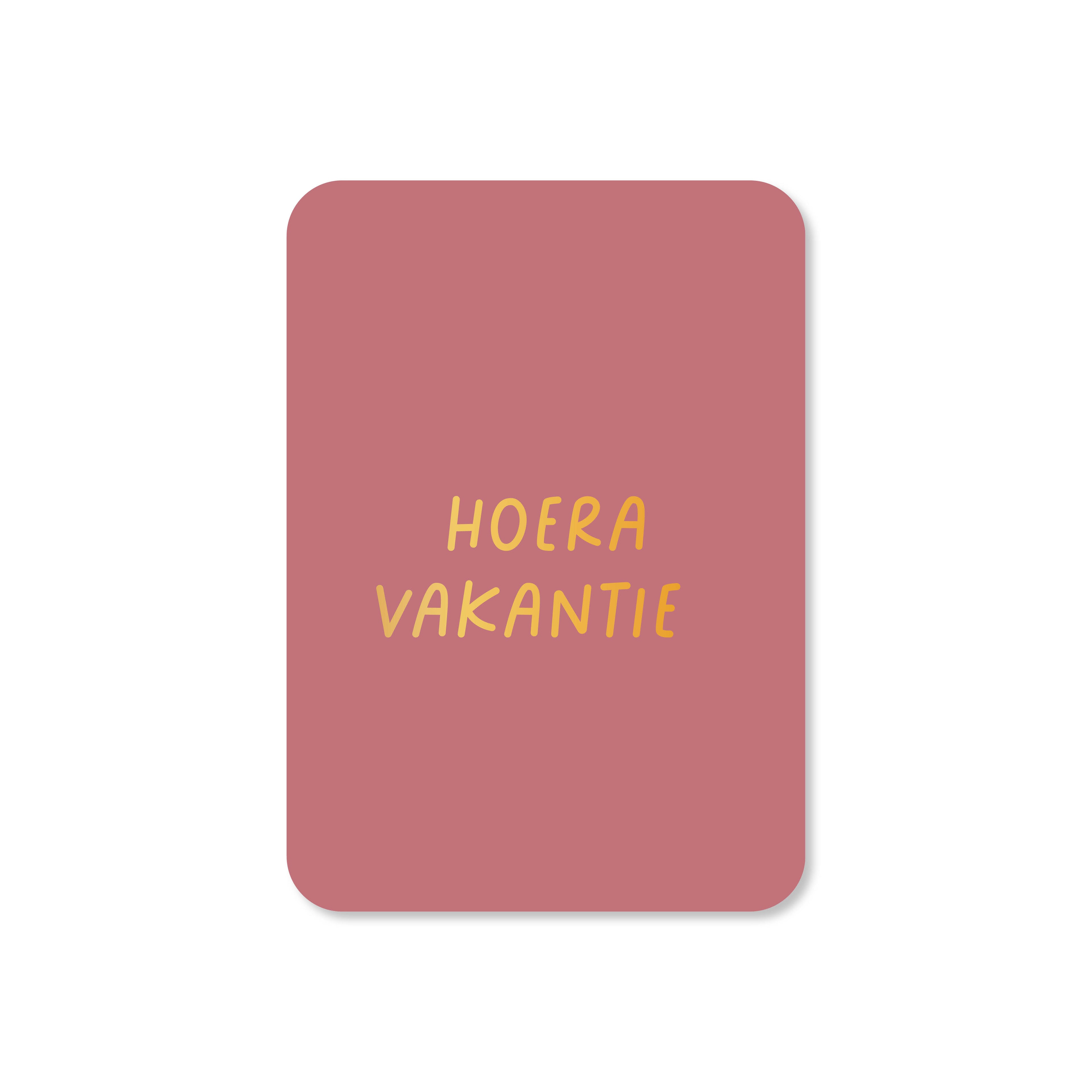 Minikaart in de kleur paars met de tekst &