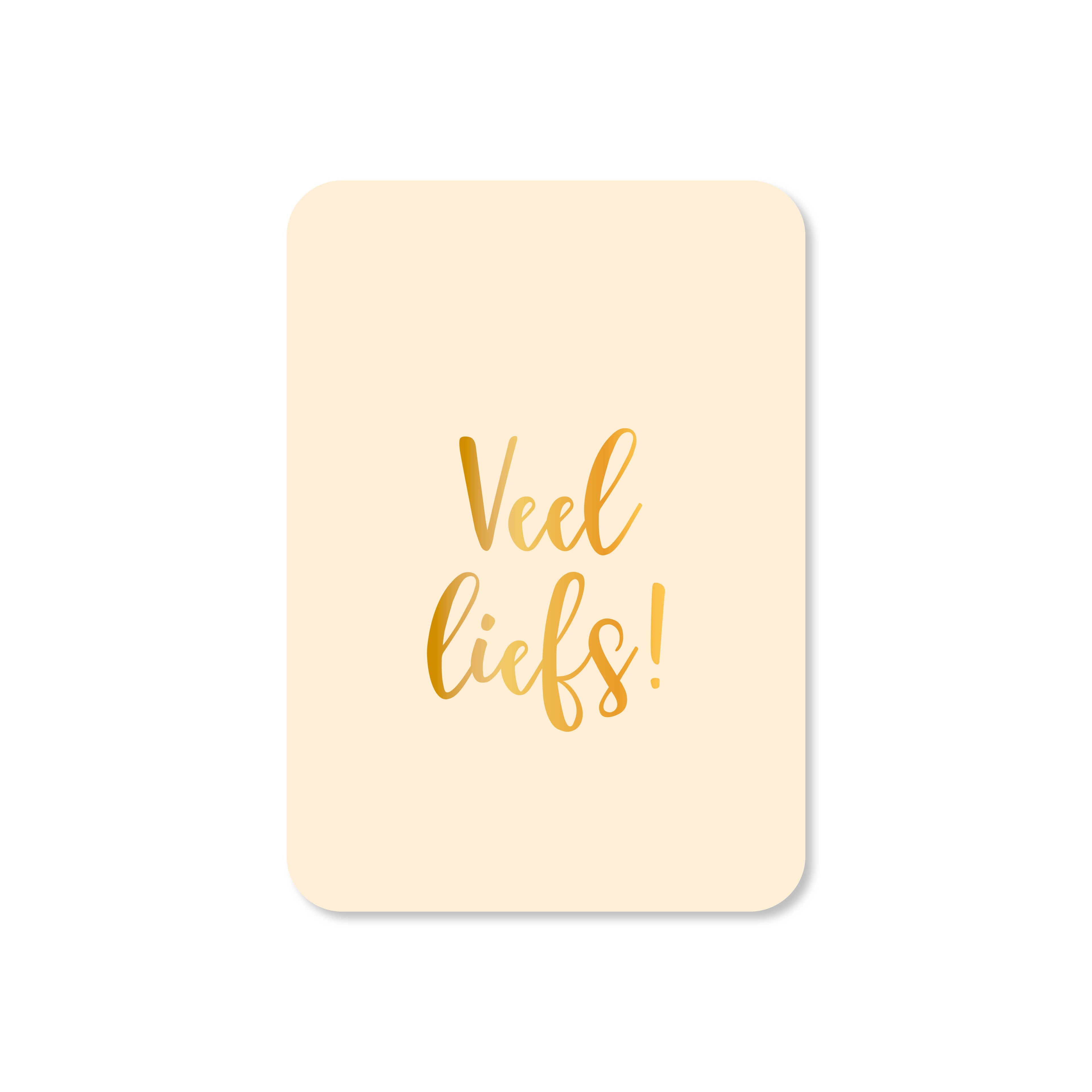 Minikaart in de kleur lichtgeel met de tekst &