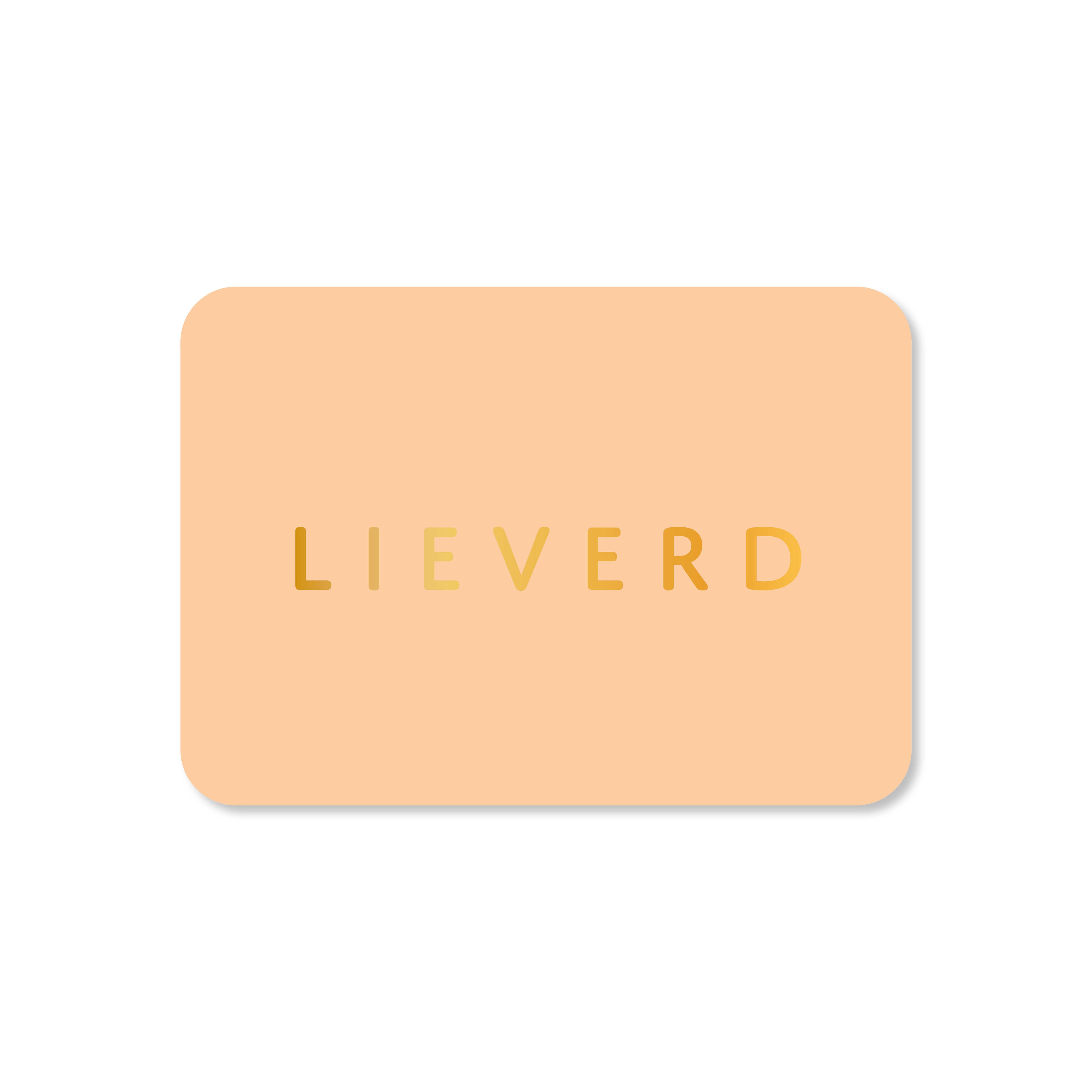 Minikaart in de kleur oranje met de tekst &