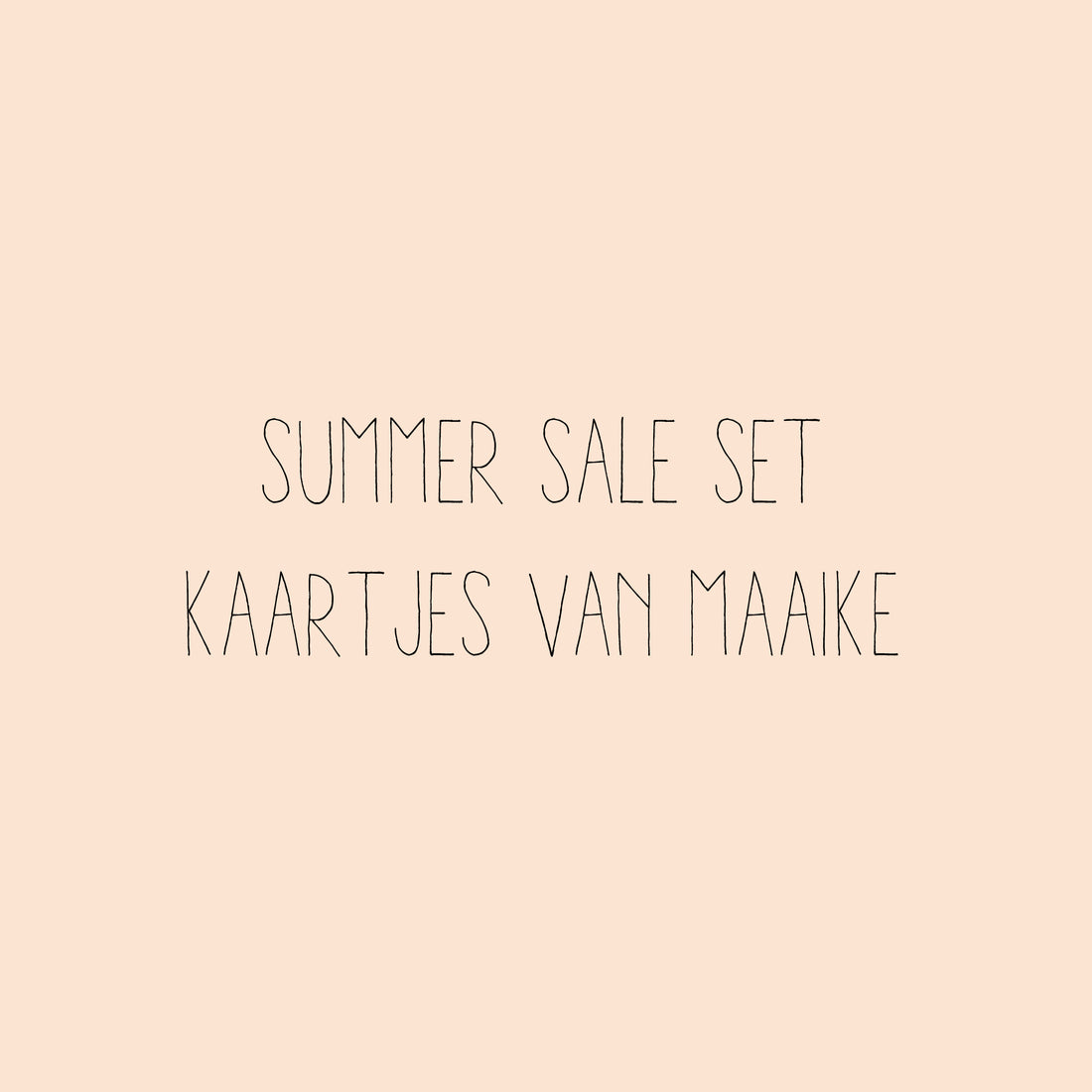 Sale set Kaartjes van Maaike