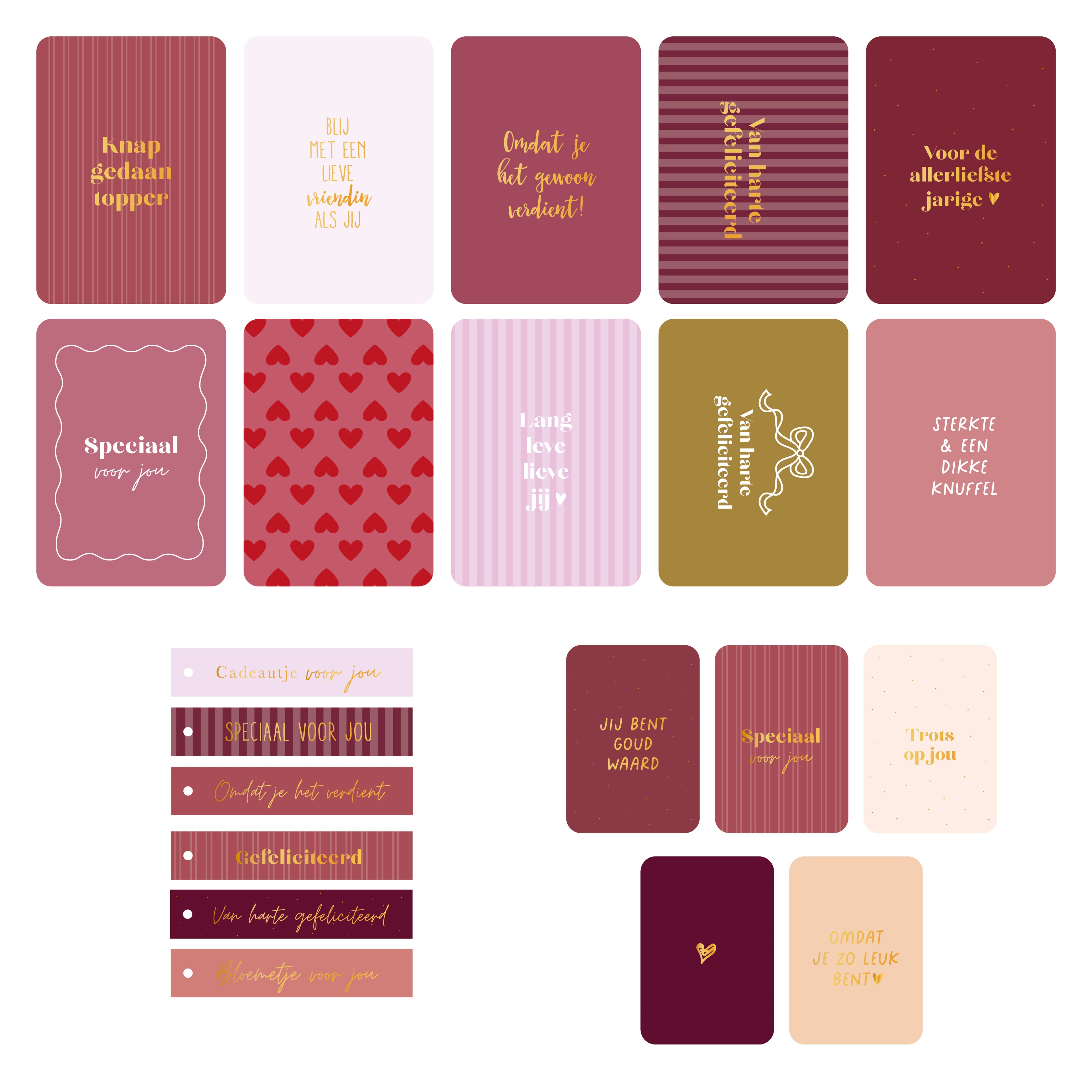 Set nieuwe collectie