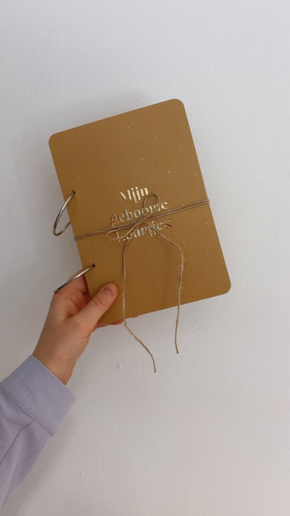 Bewaarbundel Mijn geboortekaarten - groen