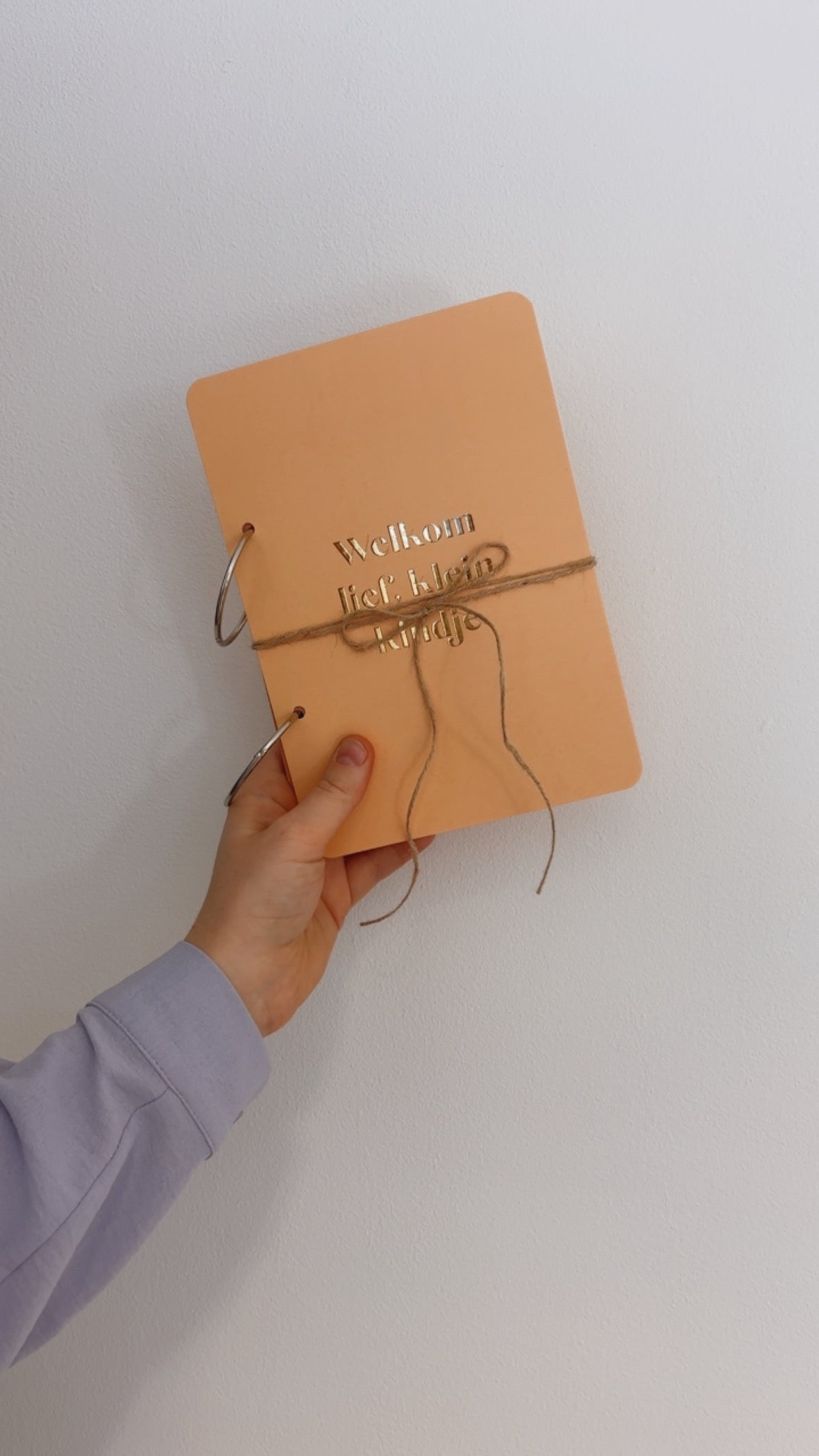 Bewaarbundel Welkom lief, klein kindje - oranje