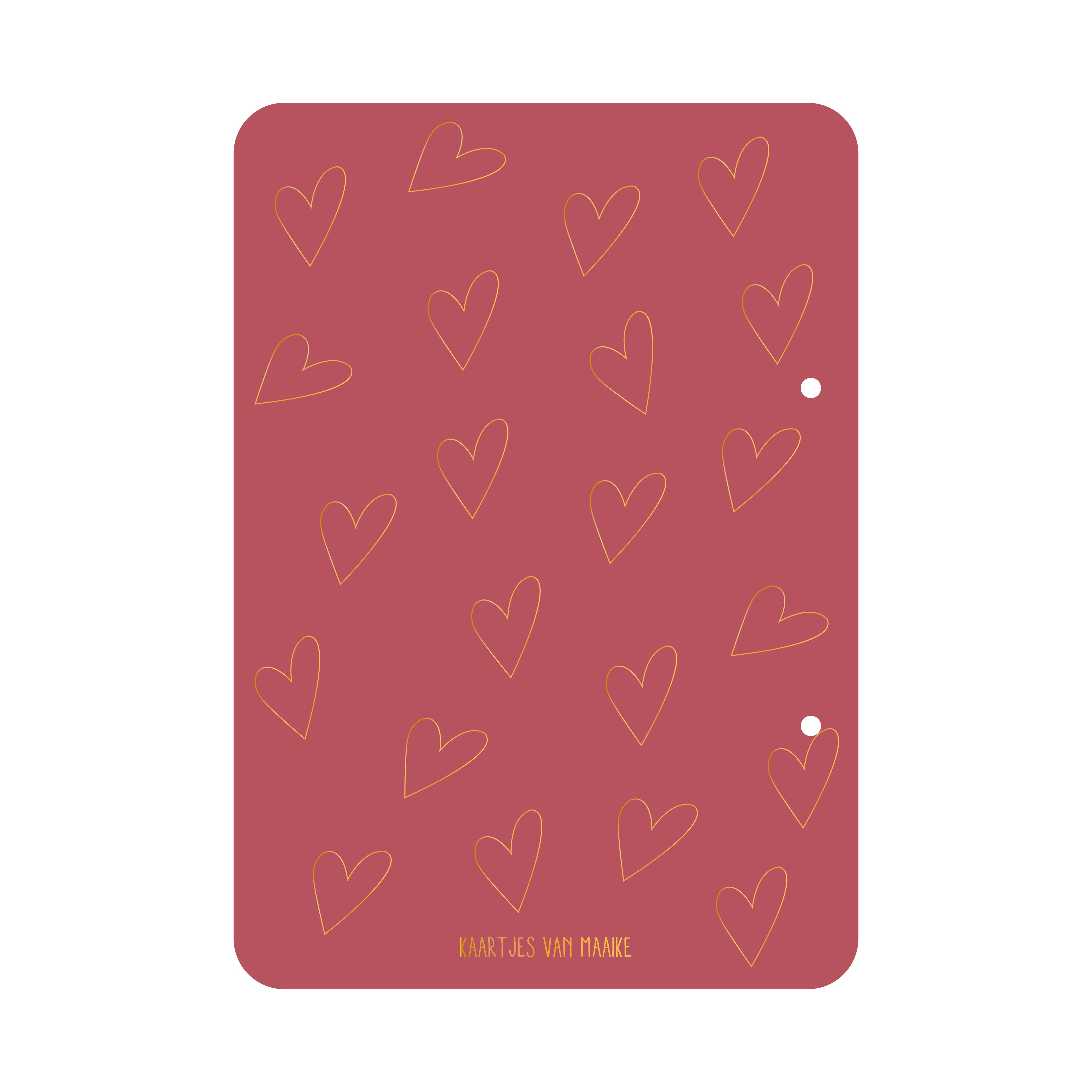 Bewaarbundel Hartjes - roze