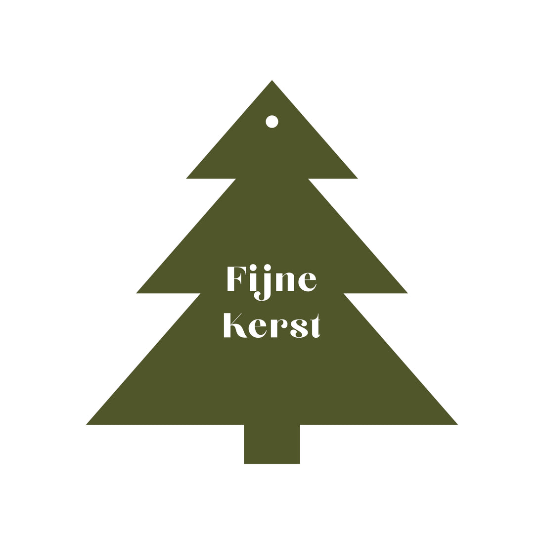 Cadeaukaartje Fijne Kerst - Kerst
