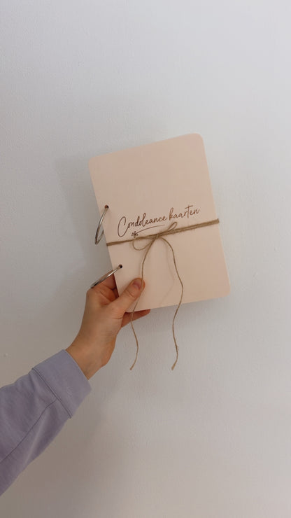Bewaarbundel Condoleance kaarten - beige