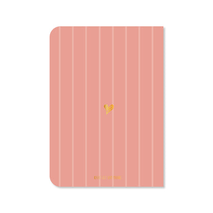 Dubbele kaart met envelop | Happy birthday - streep - met goudfolie