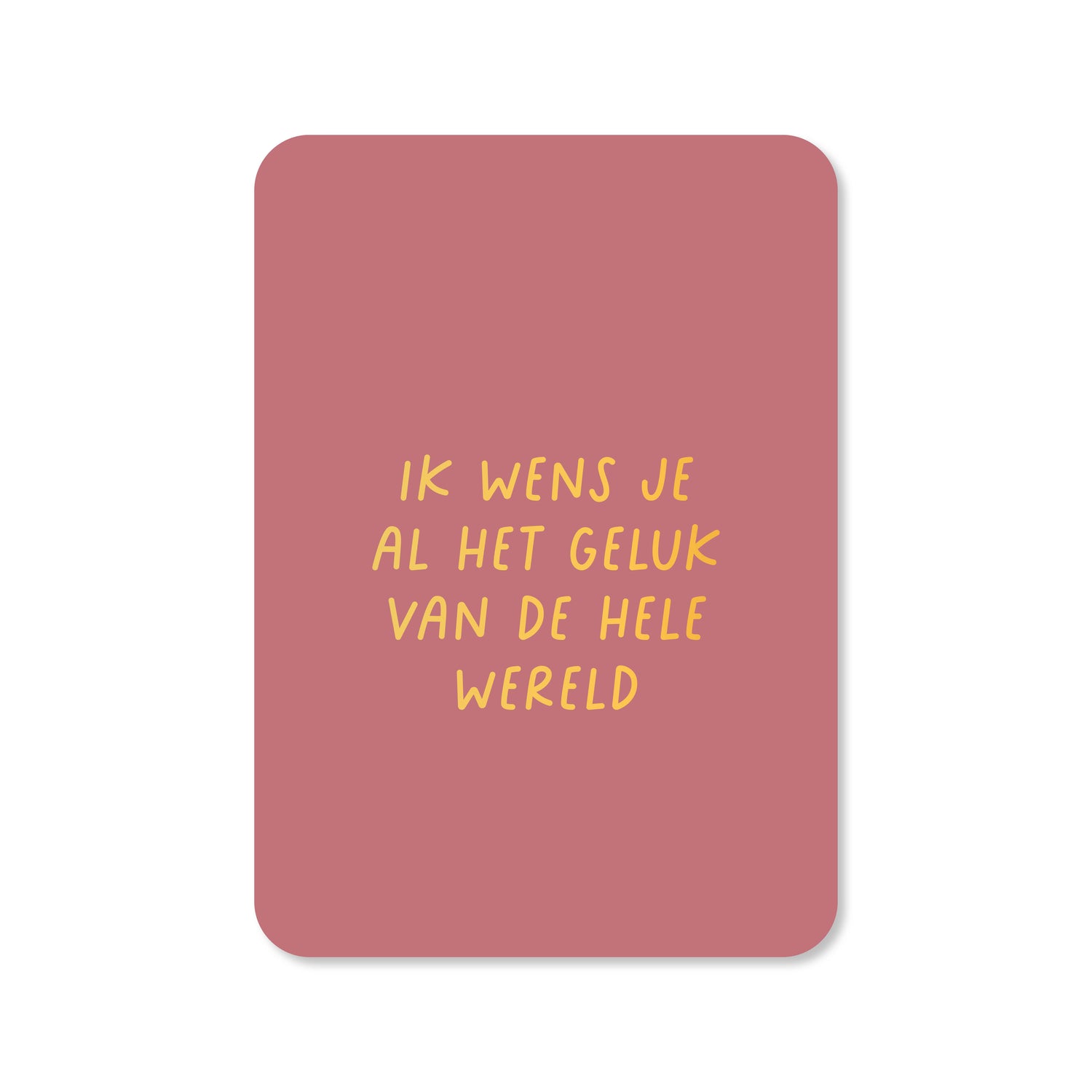 Kaart geluk op de wereld in de kleur roze