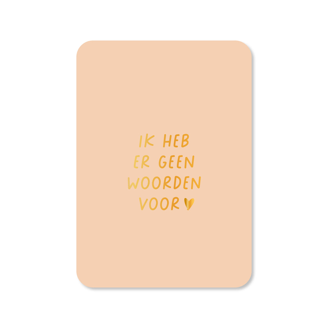 Kaart geen woorden voor in kleur oranje