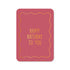 Kaart happy birthday lijstje in kleur rood