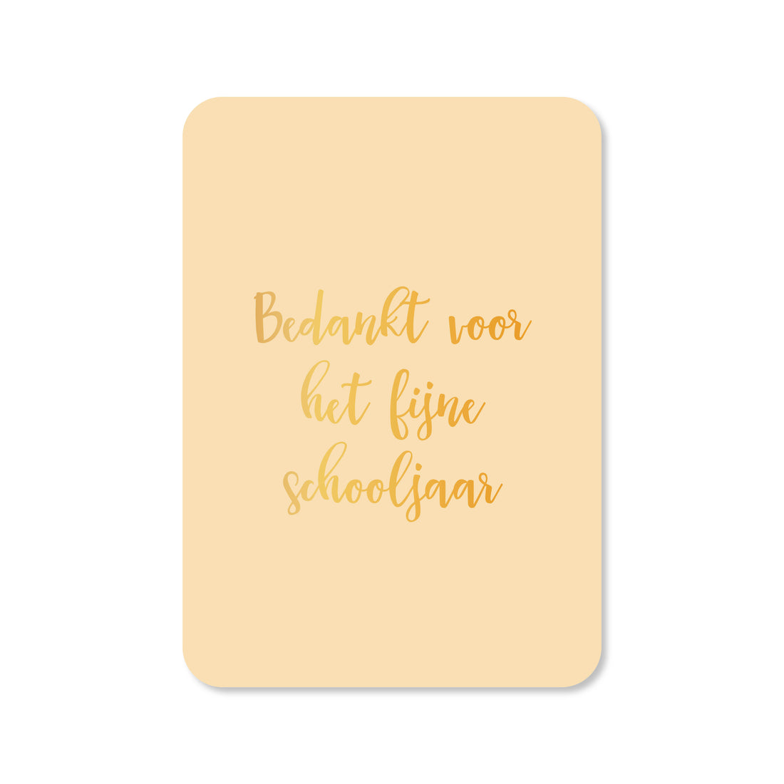 Wenskaart met de tekst &