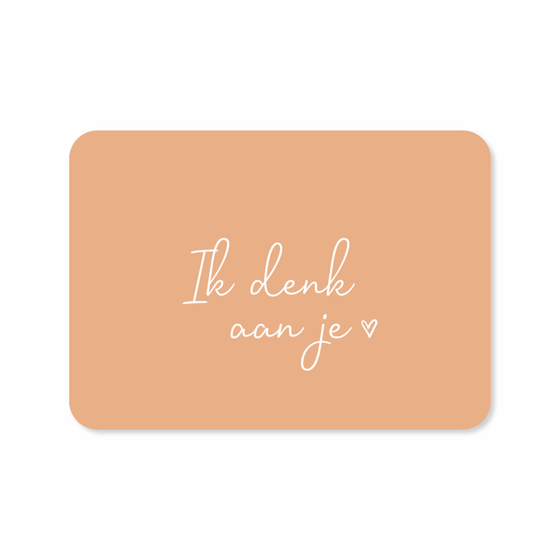 Wenskaart met de tekst &