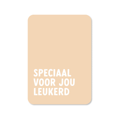 Kaart Speciaal voor jou leukerd