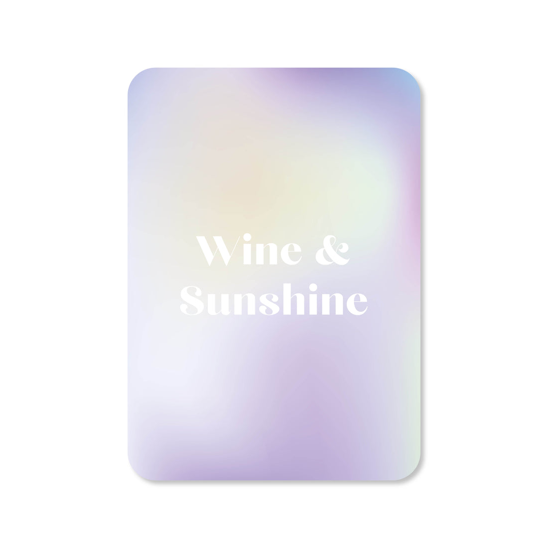 Wenskaart voor een vakantie met de tekst &