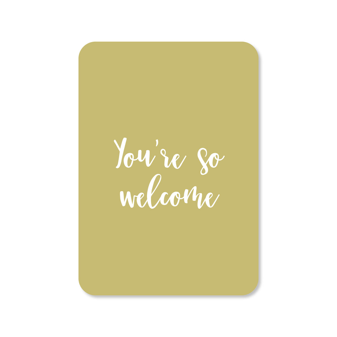 Wenskaart met de tekst &