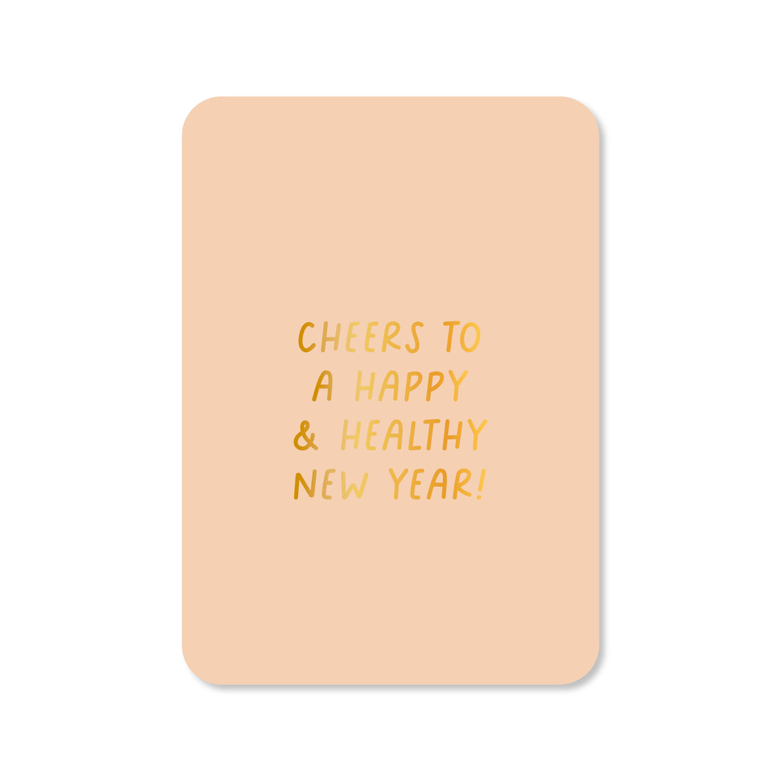 Kerstkaart met de tekst &