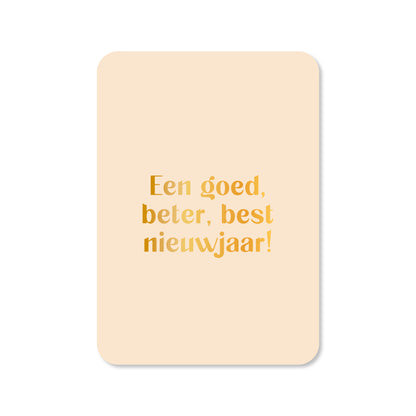 Kerstkaart met de tekst &