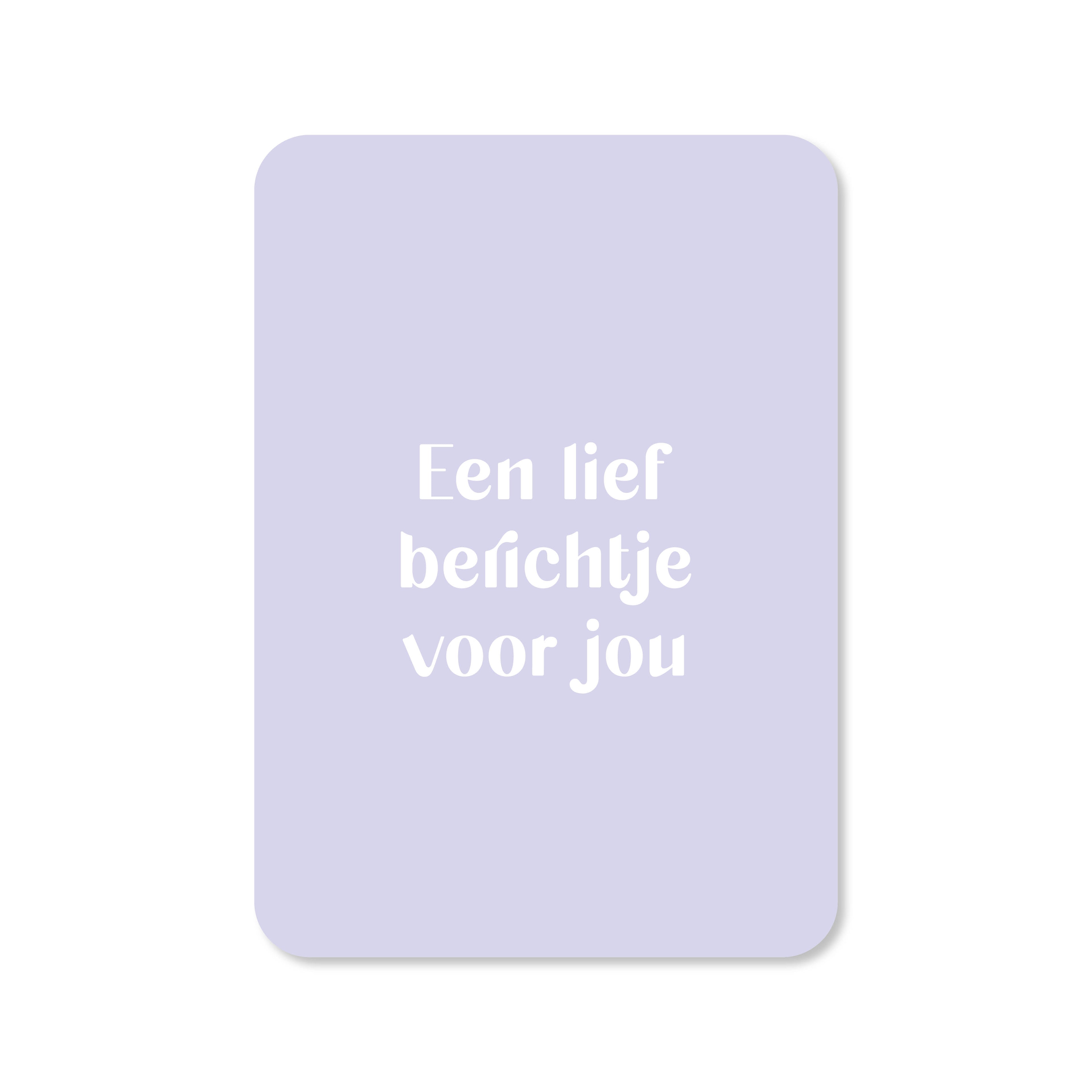 Kaart Een lief berichtje voor jou