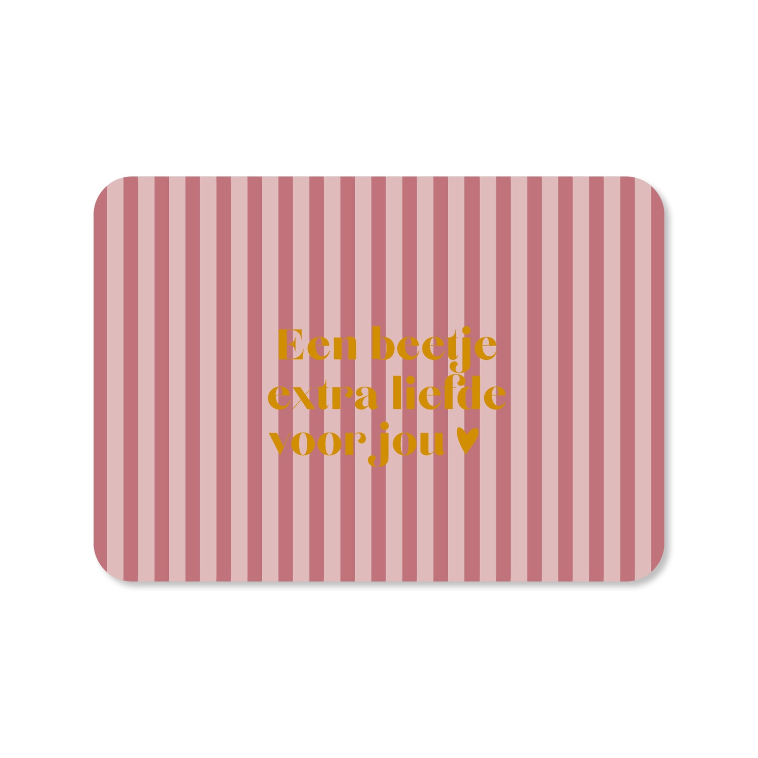 Kaart Beetje extra liefde voor jou! (met goudfolie)