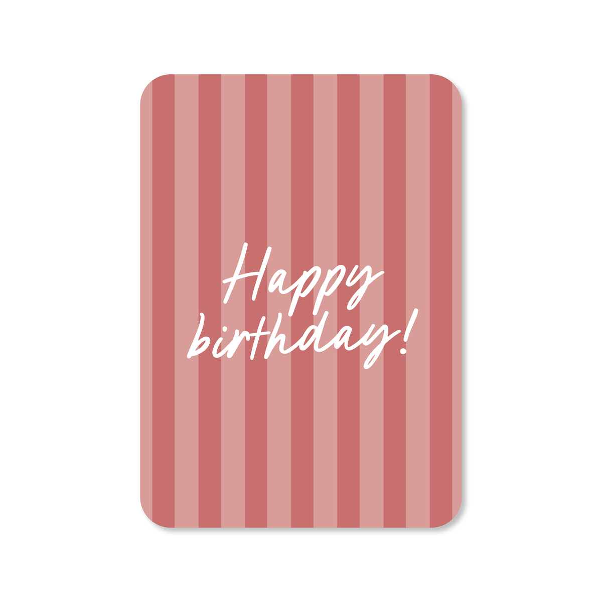 Kaart Hapy birthday streep