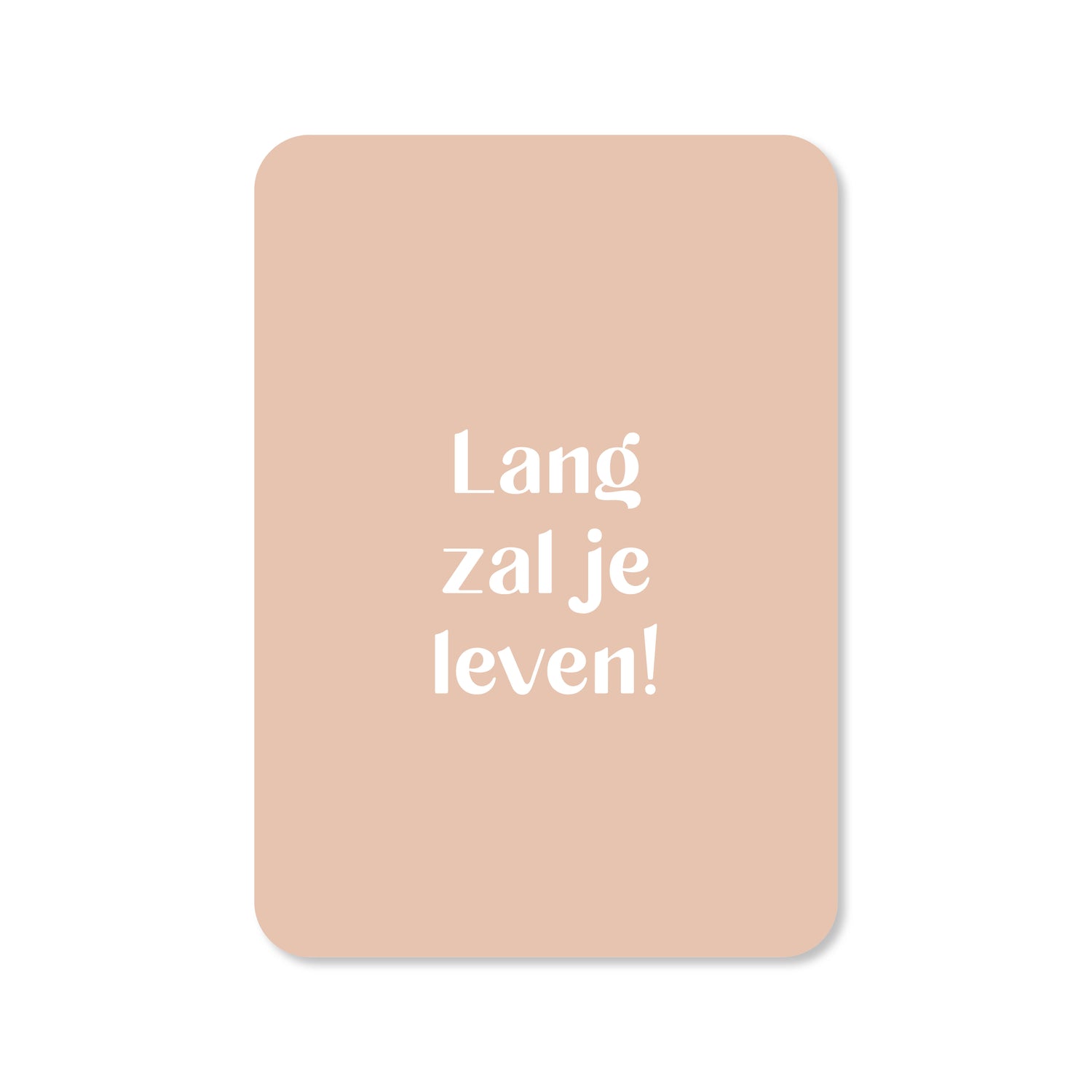 Kaart Lang zal je leven