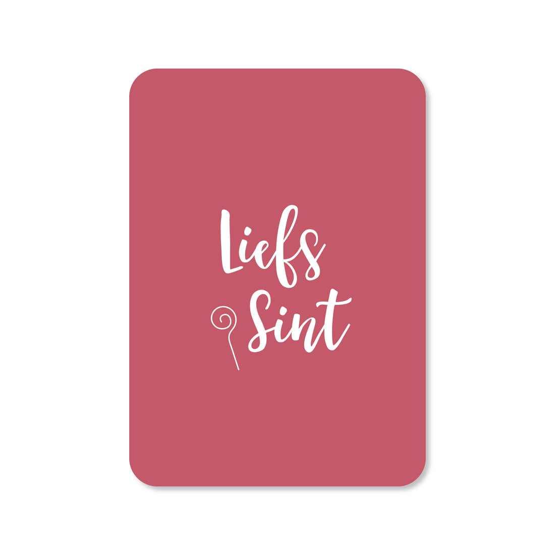 Kaart Liefs Sint