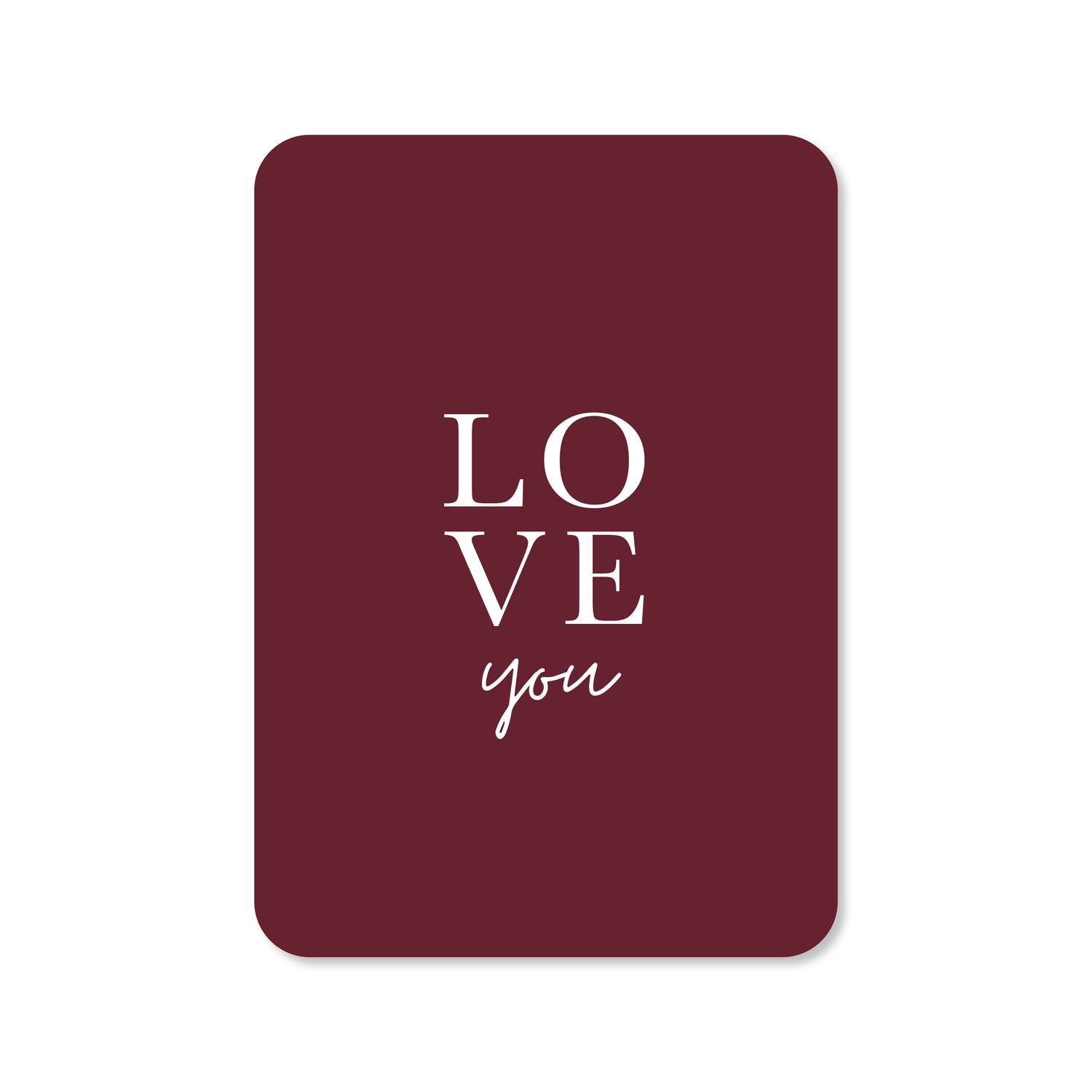 Kaart Love you