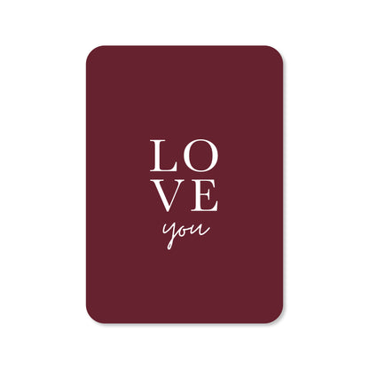 Kaart Love you