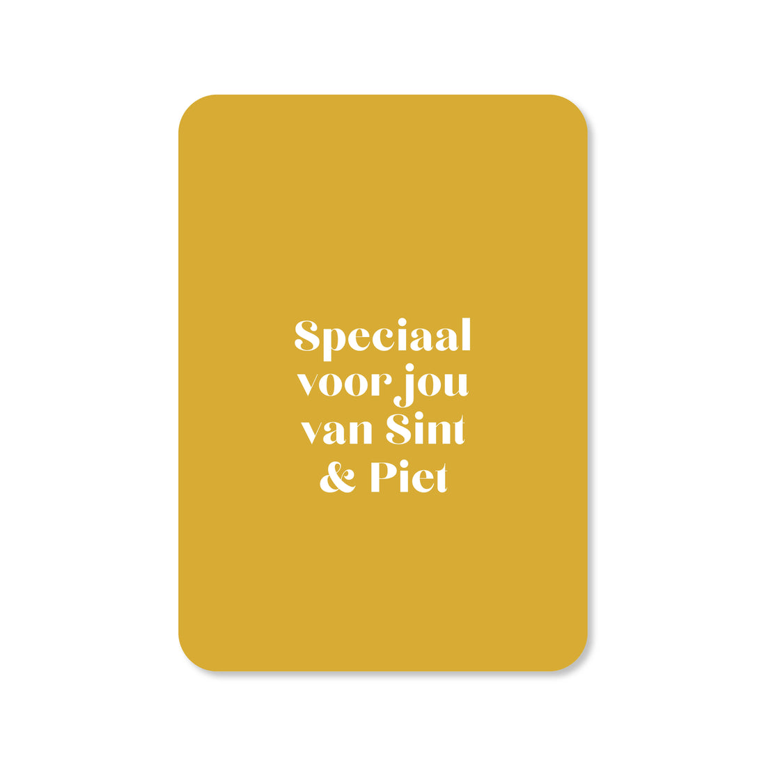 Kaart Speciaal voor jou van Sint &amp; Piet